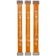 Tester Cable (Back Camera) Compatible For iPhone 15 Pro / 15 Pro Max (3 Piece Set)