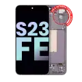 OLED Assembly With Frame Compatible For Samsung Galaxy S23 FE 5G (US & International Version) (Service Pack) (Graphite)