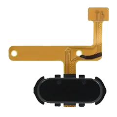 Home Button With Flex Cable Compatible For Samsung Galaxy Tab S3 9.7" (T820 / T825) (2017) (Black)