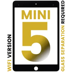Front Glass Compatible For iPad Mini 5 (Glass Separation Required) (WiFi Version) (All Colors)