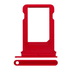 SIM Card Tray Compatible For iPhone 8 Plus (Service Pack) (Red)