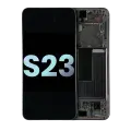 OLED Assembly With Frame Compatible For Samsung Galaxy S23 5G (US & International) (Service Pack) (Lavender)