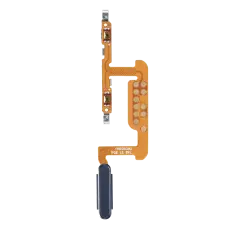 Power &amp; Fingerprint Reader With Flex Cable Compatible For Samsung Galaxy Tab S7 11" (T870 / T875 / T876) (2020) (Mystic Black)