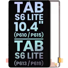 LCD Assembly Without Frame Compatible For Samsung Galaxy Tab S6 Lite 10.4" (P610 / P615) (2020) / Tab S6 Lite 10.4" (P613 / P619) (2022) (Service Pack)