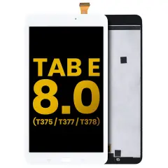 LCD Assembly Without Frame Compatible For Samsung Galaxy Tab E 8.0" (2016) (T375 / T377 / T378) (Refurbished) (White)