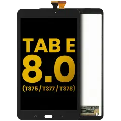 LCD Assembly Without Frame Compatible For Samsung Galaxy Tab E 8.0" (2016) (T375 / T377 / T378) (Refurbished) (Black)