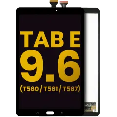 LCD Assembly Without Frame Compatible For Samsung Galaxy Tab E 9.6" (T560 / T561 / T567) (Refurbished) (Black)