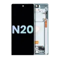 OLED Assembly With Frame Compatible For Samsung Galaxy Note 20 5G (Service Pack) (Mystic Green)
