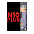 OLED Assembly With Frame Compatible For Samsung Galaxy Note 10 Plus / 5G (Aftermarket Plus) (Aura Black)