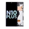 OLED Assembly With Frame Compatible For Samsung Galaxy Note 10 Plus / 5G (Service Pack) (Aura White)