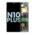 OLED Assembly With Frame Compatible For Samsung Galaxy Note 10 Plus / 5G (Service Pack) (Aura Black)