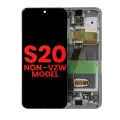 OLED Assembly With Frame Compatible For Samsung Galaxy S20 5G (Non-Verizon 5G UW Frame) (Aftermarket Plus) (Cosmic Gray)