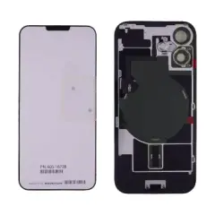 Back Glass With Steel Plate With Wireless NFC Charging MagSafe Magnet & Flashlight Flex Compatible For iPhone 16 Plus (Genuine OEM) (Teal)