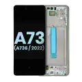 Oled Assembly With Frame Compatible For Samsung Galaxy A73 5G (A736 / 2022) (Service Pack) (Mint)