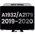 Complete LCD Display Assembly Compatible For MacBook Air 13" Retina (A1932 / Mid 2019) / (A2179 / Early 2020) (Used OEM Pull: Grade C) (Silver)