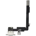 Charging Port Flex Cable With Board Compatible For iPhone 16 Pro Max (Genuine OEM) (White Titanium)