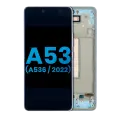 LCD Assembly With Frame Compatible For Samsung Galaxy A53 5G (A536 / 2022) (Without Finger Print Sensor) (Aftermarket: Incell) (Blue)