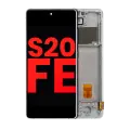 OLED Assembly With Frame Compatible For Samsung Galaxy S20 FE 4G / 5G (Aftermarket Plus) (Cloud Mint)