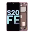 OLED Assembly With Frame Compatible For Samsung Galaxy S20 FE 4G / 5G (Service Pack) (Cloud Lavender)