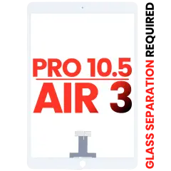Digitizer Compatible For iPad Pro 10.5" / iPad Air 3 (Glass Separation Required) (Aftermarket Plus) (White)