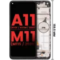 LCD Assembly With Frame Compatible For Samsung Galaxy A11 (A115F/ A115M / 2020) / M11 (M115 /2020) (International Version)(Aftermarket Plus) (All Colors)
