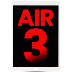 LCD Assembly With Digitizer Compatible For iPad Air 3 (Aftermarket Plus) (White)