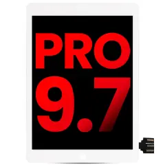 LCD Assembly With Digitizer Compatible For iPad Pro 9.7" (Aftermarket Plus) (White)