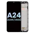 OLED Assembly With Frame Compatible For Samsung Galaxy A24 4G (A245 / 2023) (Service Pack) (All Colors)