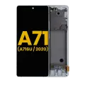 OLED Assembly With Frame Compatible For Samsung Galaxy A71 5G (A716U / 2020) (Refurbished) (Prism Cube Silver)