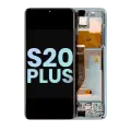 OLED Assembly With Frame Compatible For Samsung Galaxy S20 Plus 5G (Service Pack) (Cloud Blue)