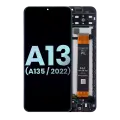 LCD Assembly With Frame Compatible For Samsung Galaxy A13 4G (A135 / 2022) (Service Pack) (All Colors)