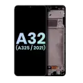 LCD Assembly With Frame Compatible For Samsung Galaxy A32 4G (A325 / 2021) (Service Pack) (Awesome Black)