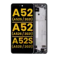 OLED Assembly With Frame Compatible For Samsung Galaxy A52 4G (A525 / 2021) / A52 5G (A526 / 2021) / A52S 5G (A528 / 2021) (Refurbished) (Awesome White)