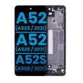 LCD Assembly With Frame (Without Finger Print Sensor) Compatible For Samsung Galaxy A52 4G (A525 / 2021) / A52 5G (A526 / 2021) / A52S (A528 / 2021) (Aftermarket : Incell) (Awesome Violet)