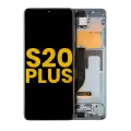 OLED Assembly With Frame Compatible For Samsung Galaxy S20 Plus 5G (Refurbished) (Cloud Blue)