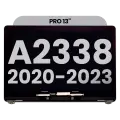 Complete LCD Display Assembly Compatible For MacBook Pro 13" (A2338 / Late 2020, A2338 / Late 2023) (M1 / M2) (Used OEM Pull: Grade B) (Space Gray)