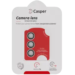 Casper Camera Lens Protector Compatible For Samsung Galaxy S25 (Clear Rings)