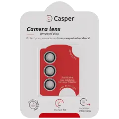 Casper Camera Lens Protector Compatible For Samsung Galaxy S25 Ultra (Clear Rings)