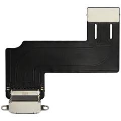 Charging Port Flex Cable Compatible For iPad 11 (2025) (Aftermarket Plus) (Silver)