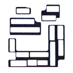 Mainboard Inline Insulator Sticker Compatible For iPhone 13 Pro (4 Piece Set) (10 Pack)