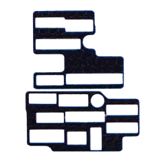 Mainboard Inline Insulator Sticker Compatible For iPhone 13 Mini (2 Piece Set) (10 Pack)