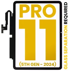 Digitizer Compatible For iPad Pro 11" 5th Gen (2024) (Glass Separation Required) (Premium) (All Colors)