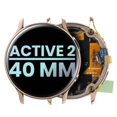 LCD Assembly Compatible For Samsung Galaxy Watch Active 2 (40MM) (LTE Version) (Service Pack) (Gold)