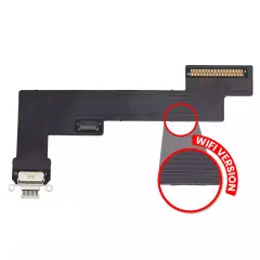 Charging Port Flex Cable Compatible For iPad Air 5 (WiFi Version) (Aftermarket Plus) (Starlight)
