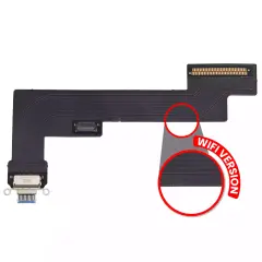 Charging Port Flex Cable Compatible For iPad Air 5 (WiFi Version) (Aftermarket Plus) (Blue)