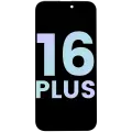 OLED Assembly With Proximity Sensor Flex Pre-Installed Compatible For iPhone 16 Plus (Service Pack)