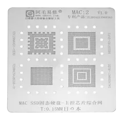 SSD Stencil Compatible For MacBooks (MAC 2)