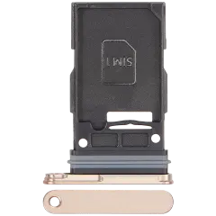 Single Sim Card Tray Compatible For Samsung Galaxy S25 / S25 Plus (Premium) (Pink Gold)