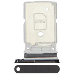Dual Sim Card Tray Compatible For Samsung Galaxy S25 Ultra (Titanium Jet Black)