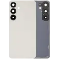 Back Cover Glass With Camera Lens Compatible For Samsung Galaxy S25 Plus 5G (No Logo) (Aftermarket Plus) (Pink Gold)